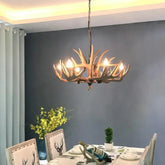 Rustic style antler led chandelier - Clowas